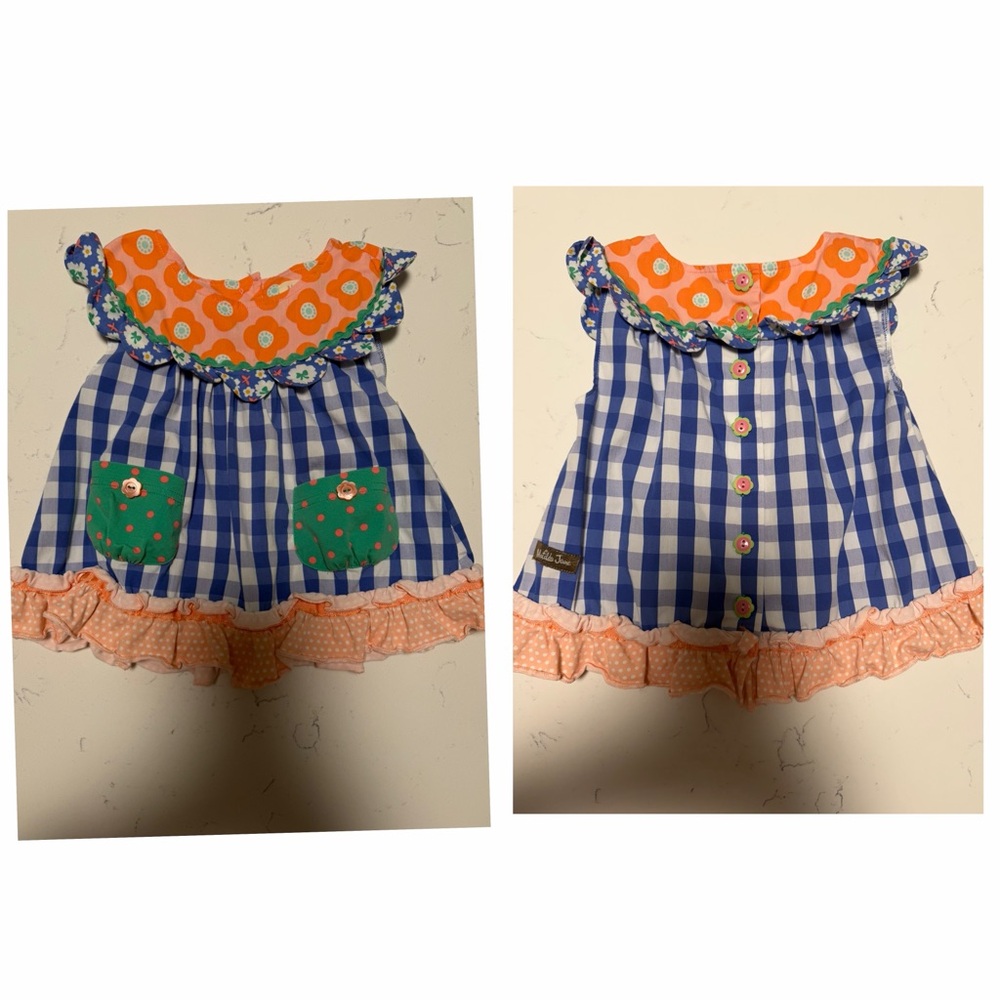 Lot of 7 Matilda Jane clothing. 4 dresses, 2 tops, 1 pants. Size 2 & 18-24 mths - Picture 13 of 16